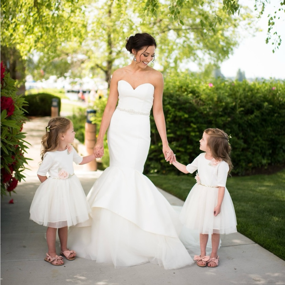 ✂️✂️PRICE CUT✂️✂️Bridal gown, belt and veil